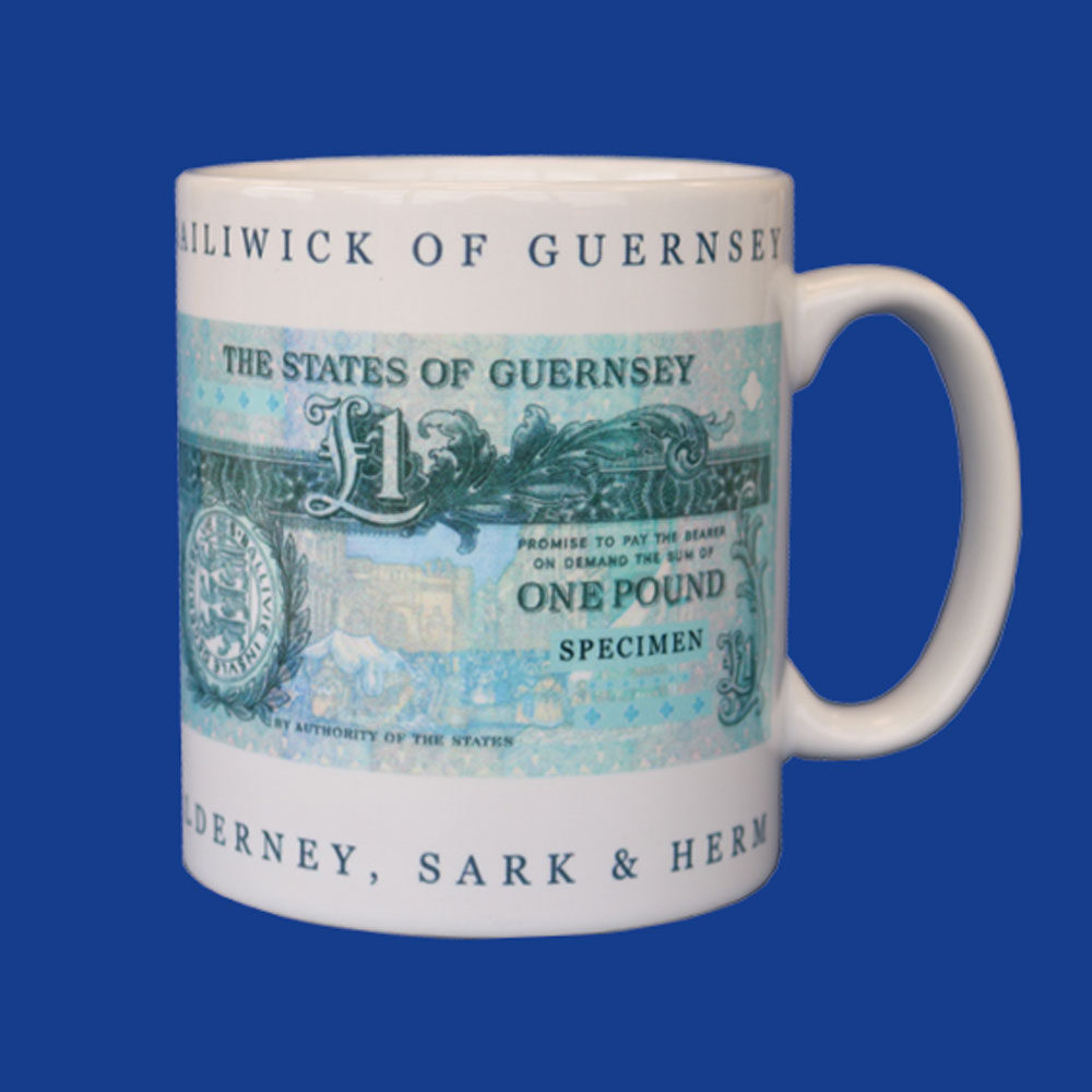 £1 Guernsey Bank Note (Y Prefix) Mug